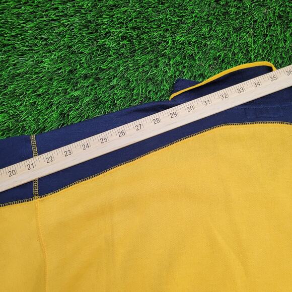 Vintage 80s MOD Collared Sweatshirt Large 22x25 Two-Tone - Picture 5 of 12